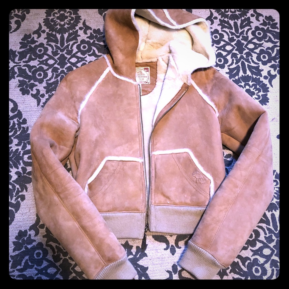 Abercrombie & Fitch suede jacket